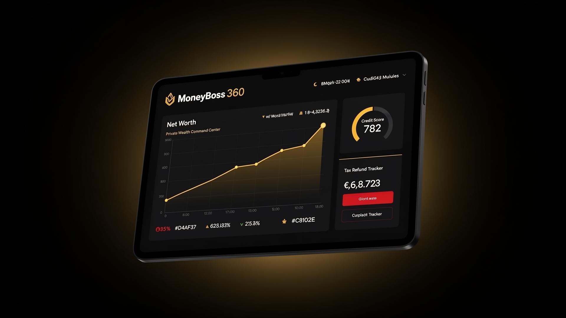 MoneyBoss 360 private wealth command center dashboard